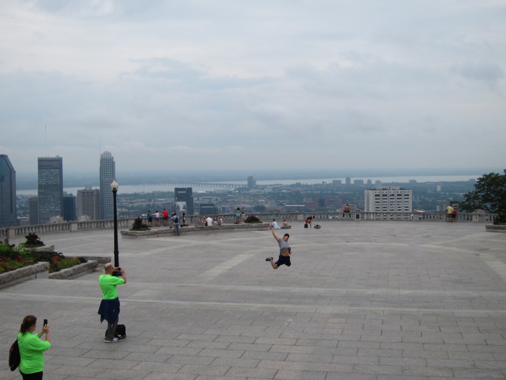 Mont Royal overlook viewpoint in Montreal Canada
