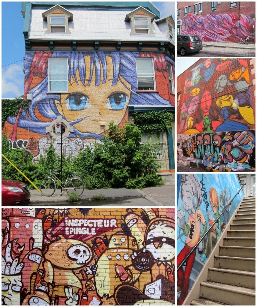 Montreal Mural Collage | Intentional Travelers