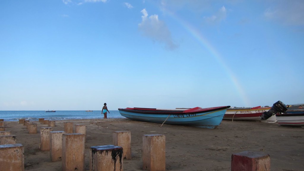 fishermen's beach rainbow