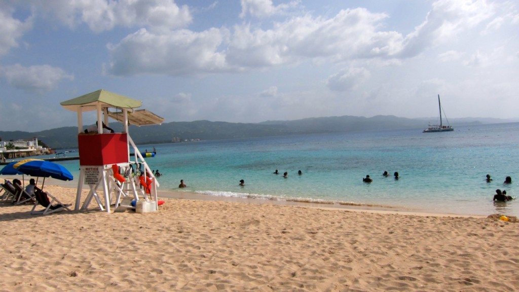 beach in Montego Bay Jamaica