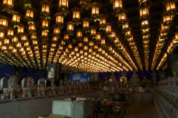 lanterns on ceiling