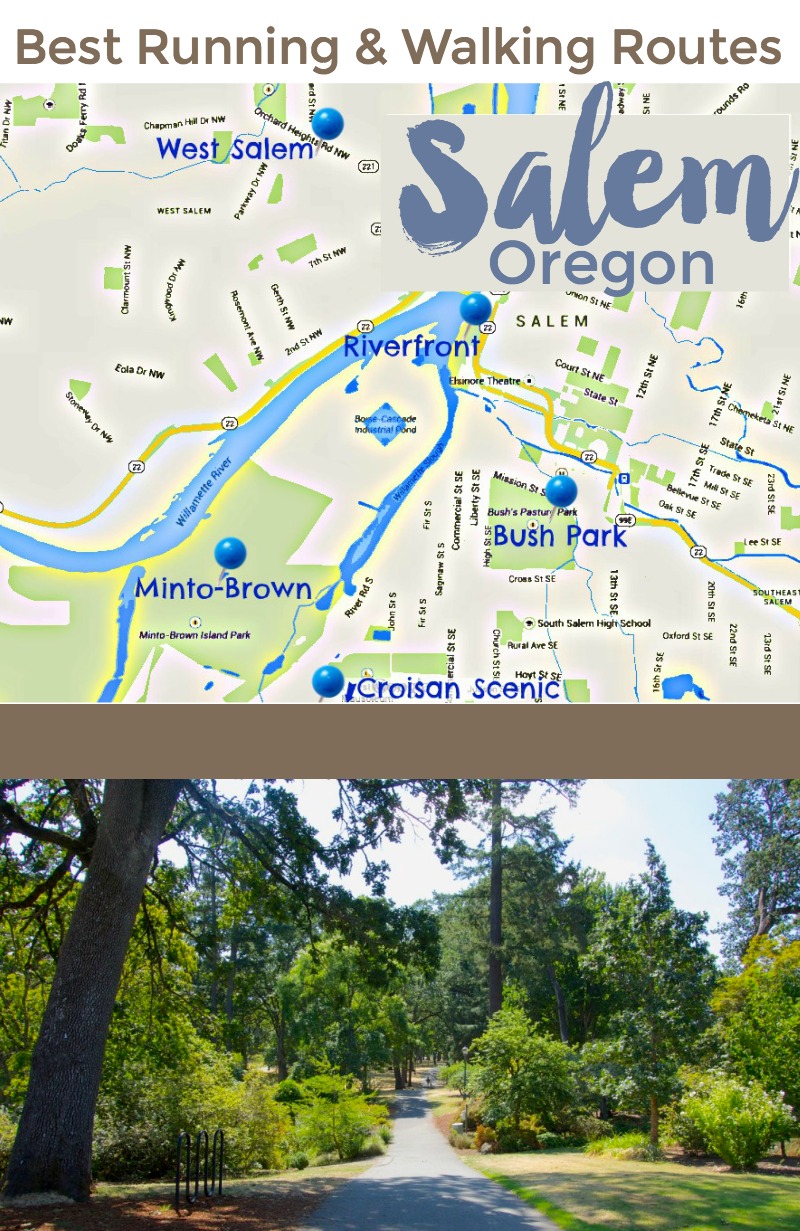 Nice places to run or walk in Salem, Oregon