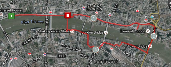 Walking route for London, England | Intentional Travelers