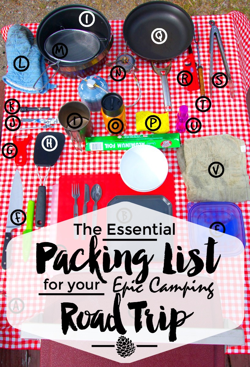 Everything you need for big camping road trips - gear recommendations, kitchen supply list, and free printable PDF checklist for your next trip | The Essential Packing List for Your Epic Camping Road Trip | Intentional Travelers