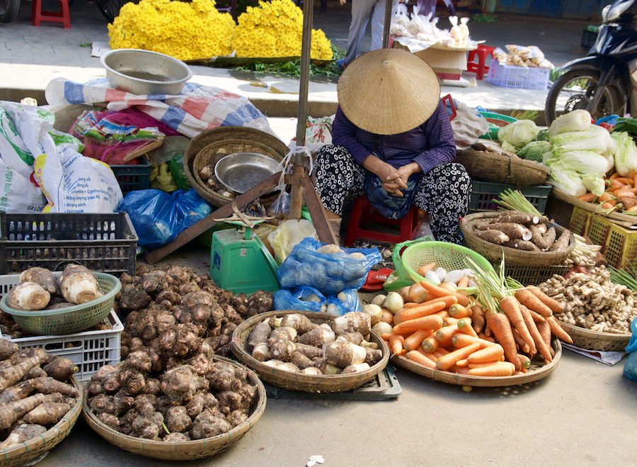 Hoi An market vendor