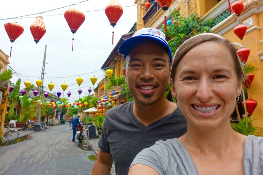 Jedd and Michelle in Ancient Town | What to See, Do, and Eat in Hoi An, Vietnam on a Budget | Intentional Travelers