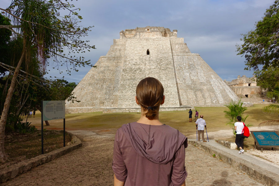 Uxmal pyramid - visit from Merida Mexico