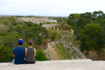 view over Uxmal ruins - Merida day trip
