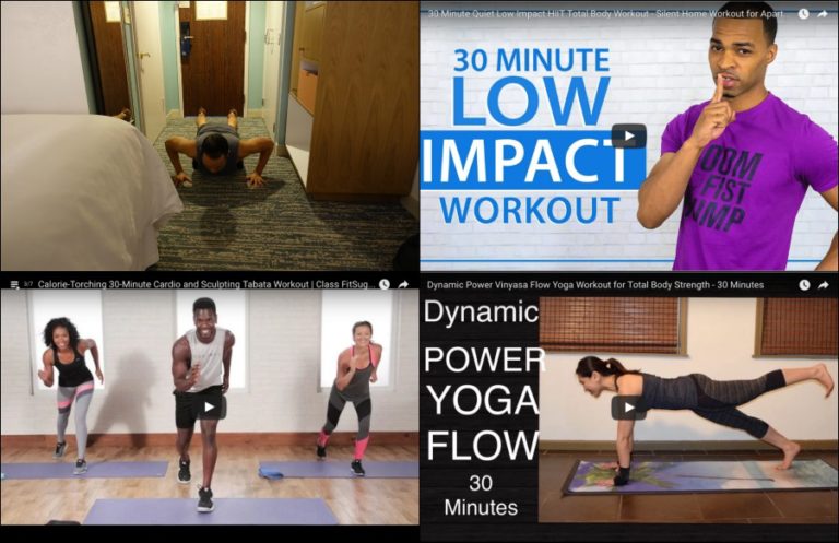 Best Travel Work Out (No Equipment) Videos: Body-Weight Youtube Work Outs for Travel