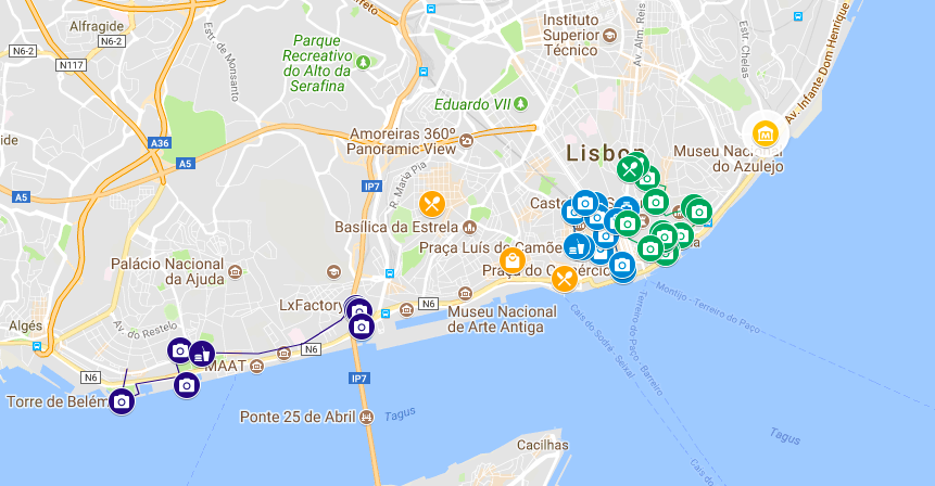 What Not To Miss In Lisbon On A Budget Intentional Travelers   Lisbon Walking Tour Map 3 Day Itineraries 