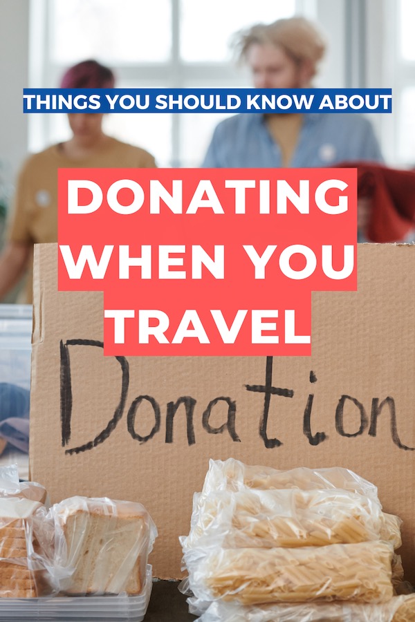 Tips to Donating When You Travel - 4