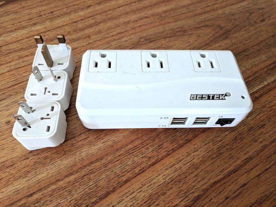 Bestek travel adapter - Digital Nomad Travel Gear Essentials - Tech gear and electronics reviews for long-term travel and working online | Intentional Travelers
