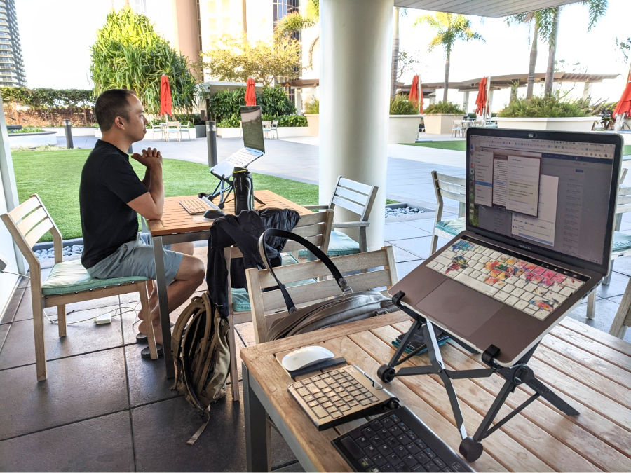 portable ergonomic laptop workstations in Hawaii