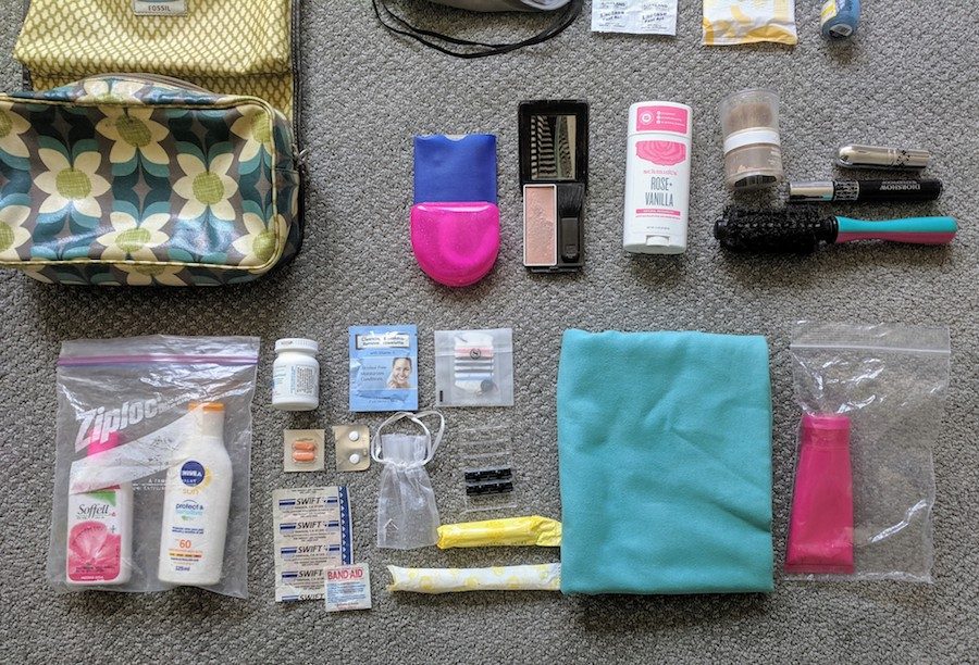 How To Pack A Toiletry Bag & The Essential Toiletries List