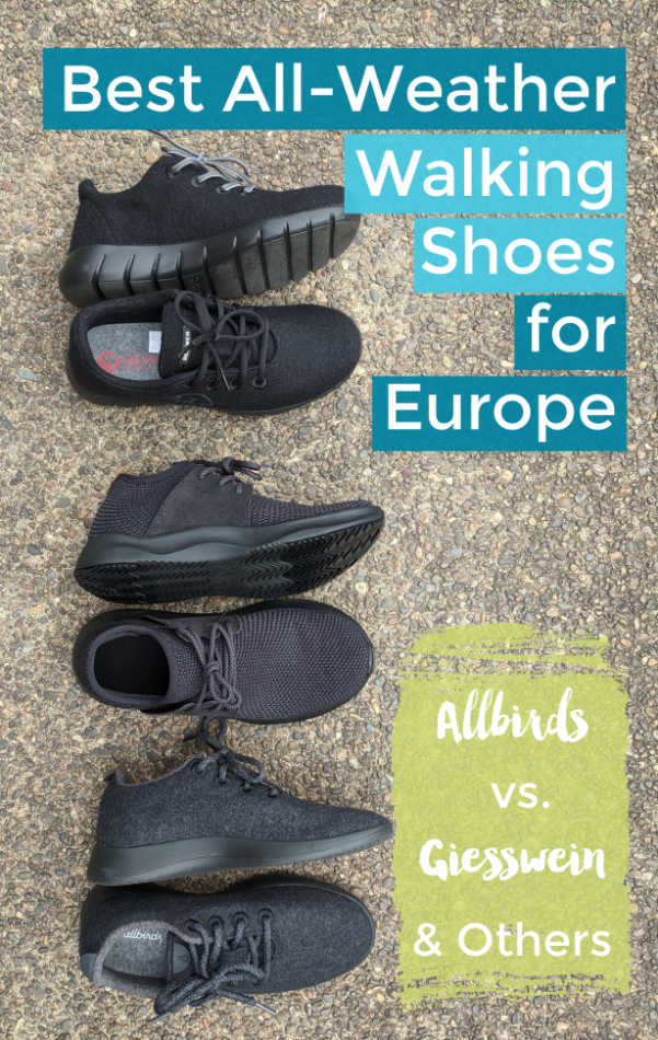 Best All-Weather Walking Shoes for Europe Travel - Allbirds vs. Giesswein and Other Travel Shoe Reviews | Intentional Travelers