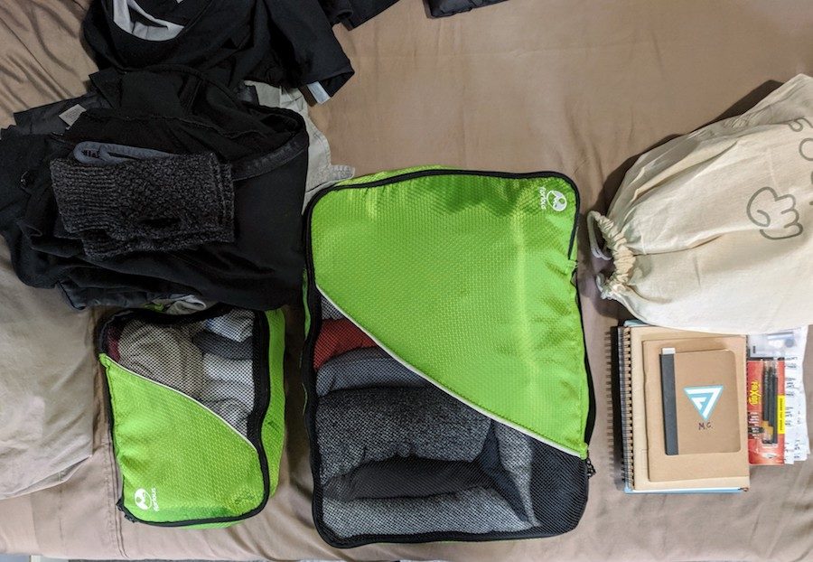 Packing cubes organization - How to pack for a month in Europe | Intentional Travelers