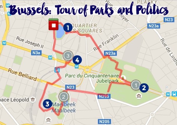 Map #2: Self-Guided Walking Tour of Brussels, Belgium | Intentional Travelers