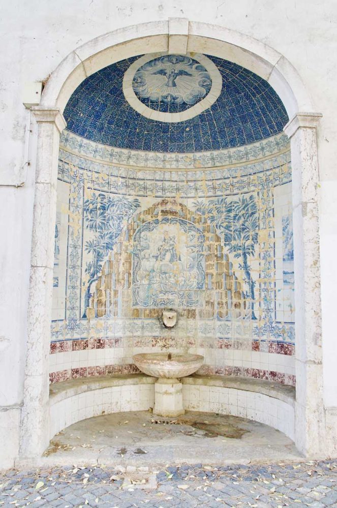 Fountain | Self Guided Walking Tour Itineraries for Three Days in Lisbon Portugal