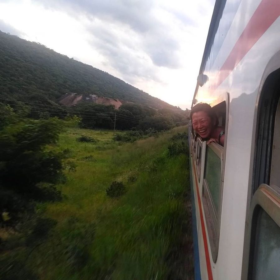 Zambia train travel - Tazara