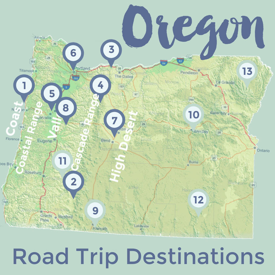 oregon road trip itinerary 7 days