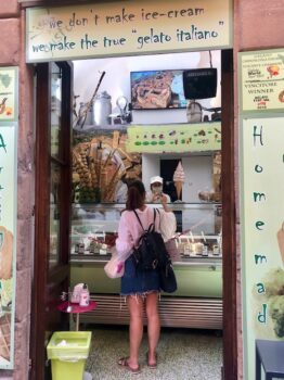 tuscany gelateria during covid