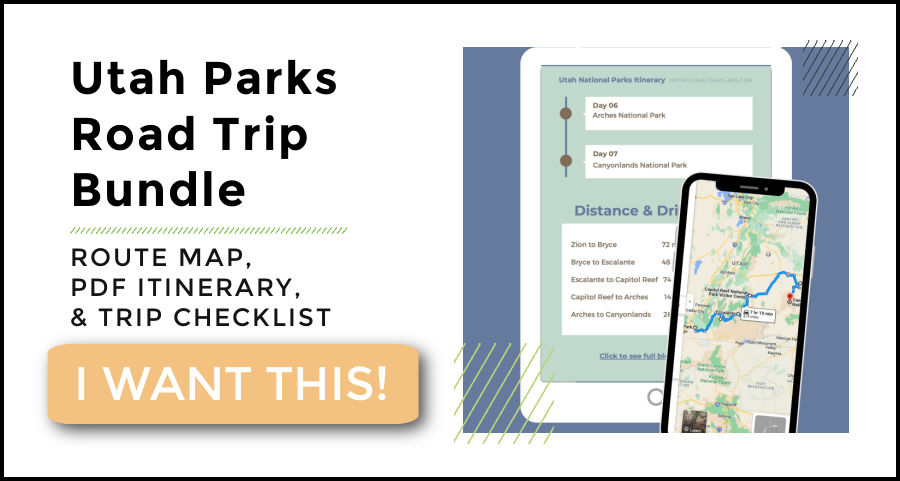 Utah Parks Road Trip Bundle | Route map, PDF itinerary, & trip checklist | I Want This!