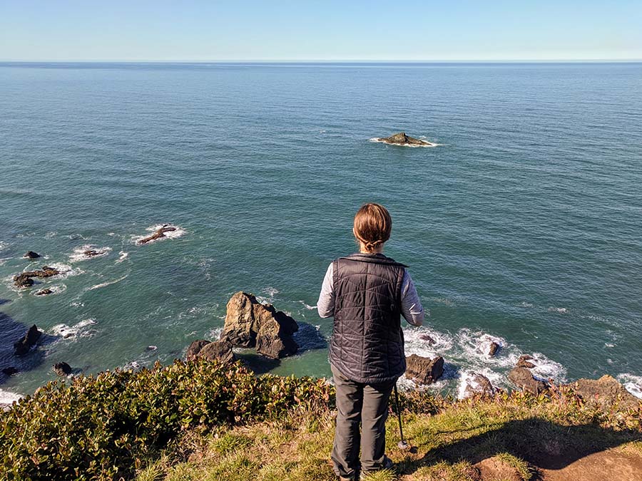 God's Thumb viewpoint in Lincoln City