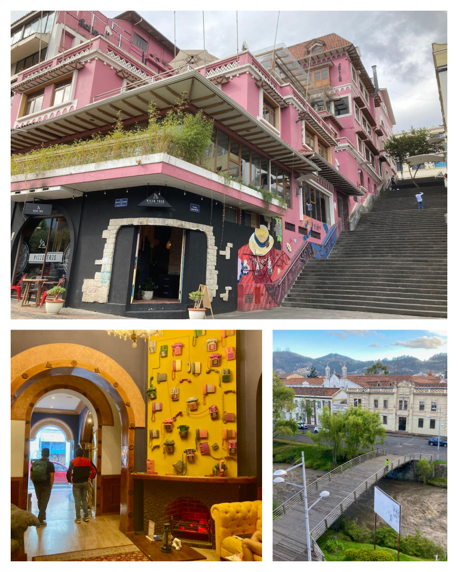 Cuenca Selina hostel collage