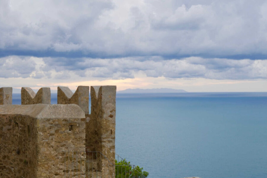 Populonia castle and coast - beautiful towns in Tuscany on the Etruscan Coast