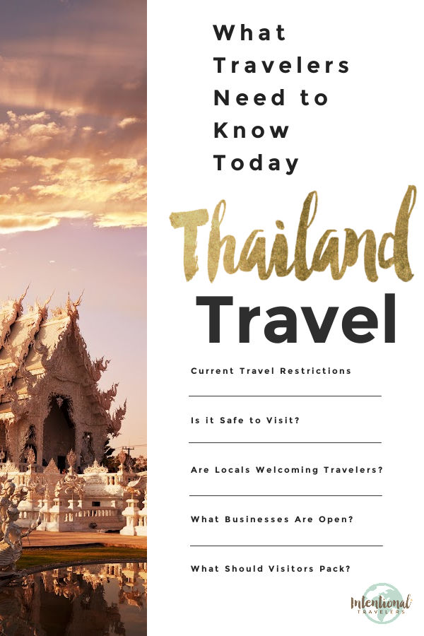 Thailand travel restrictions pin