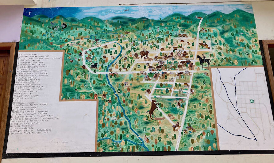 Vilcabamba map