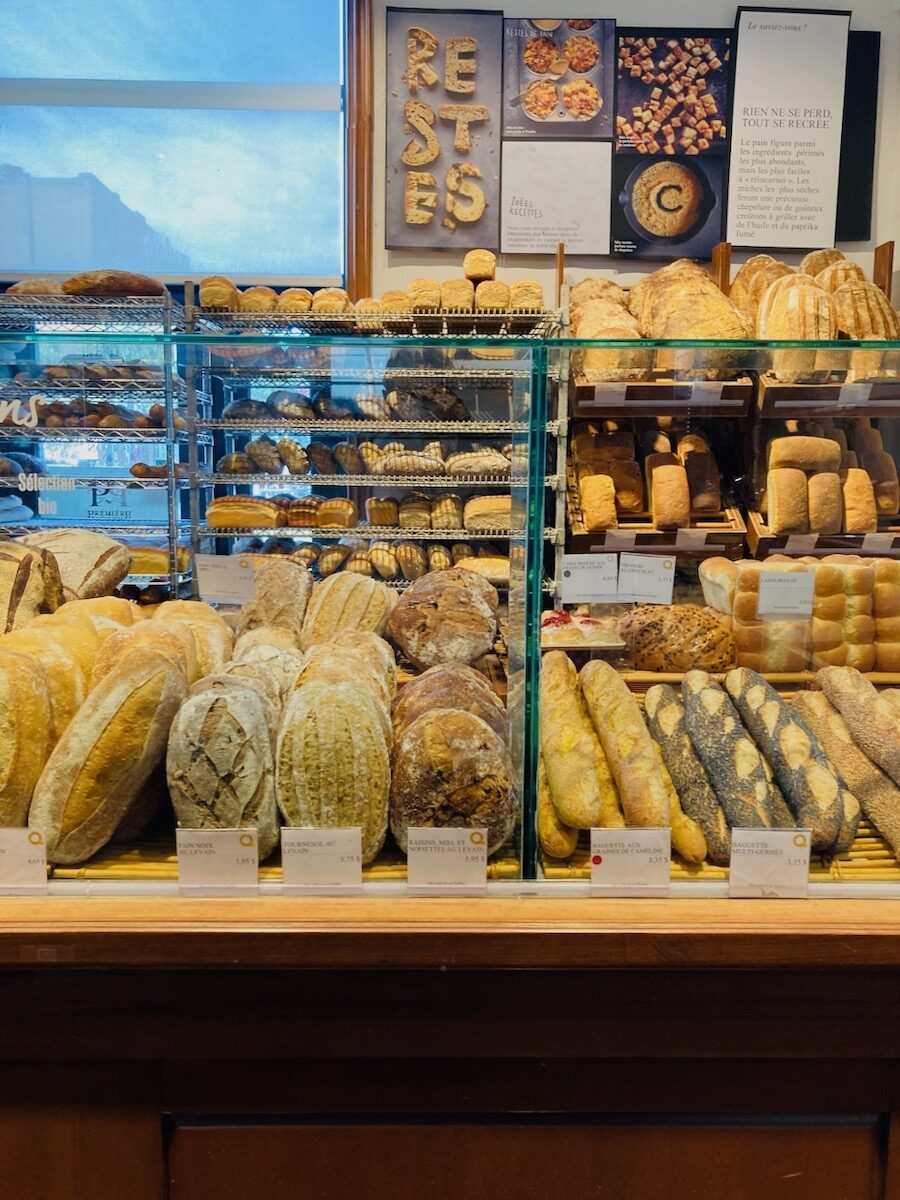 bread at Premiere Moisson bakery