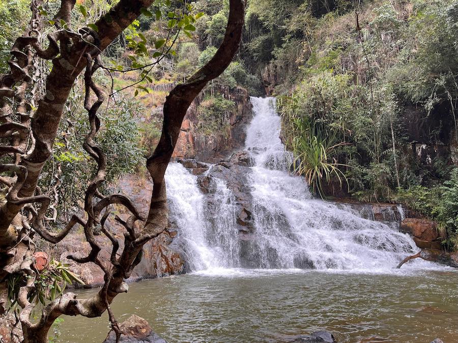 waterfall near dalat vietnam