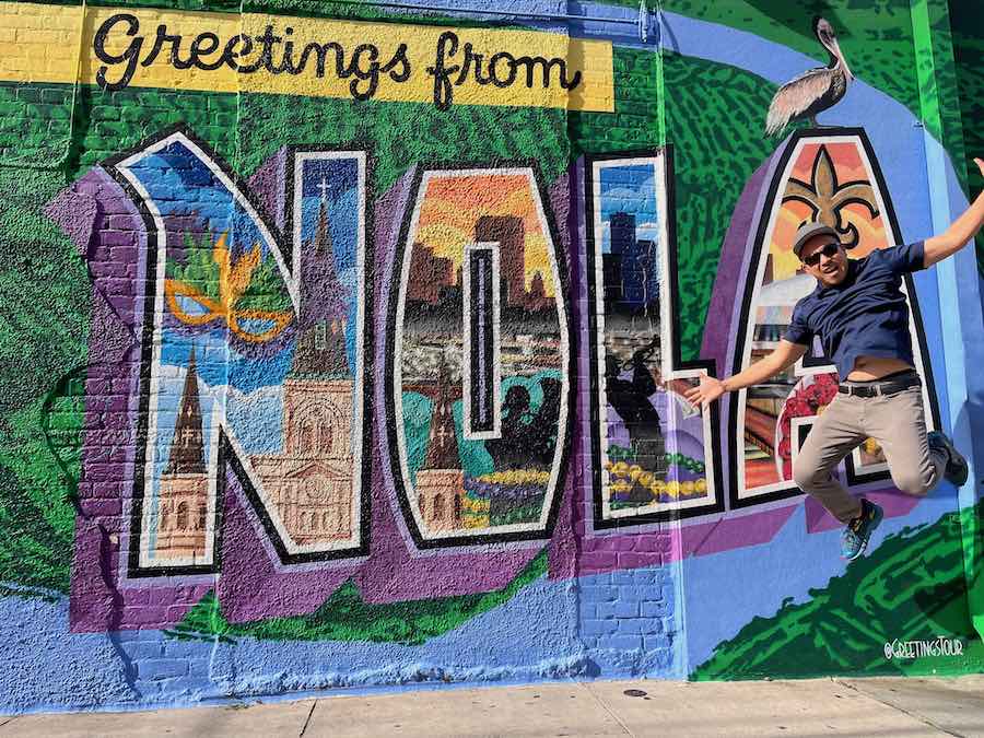 New Orleans Garden District NOLA mural