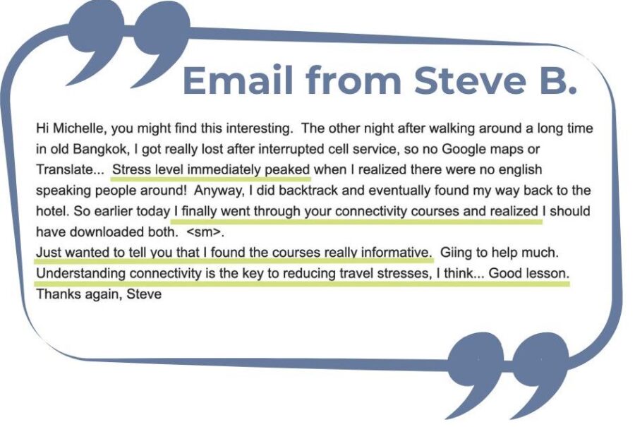 Email from Steve B.