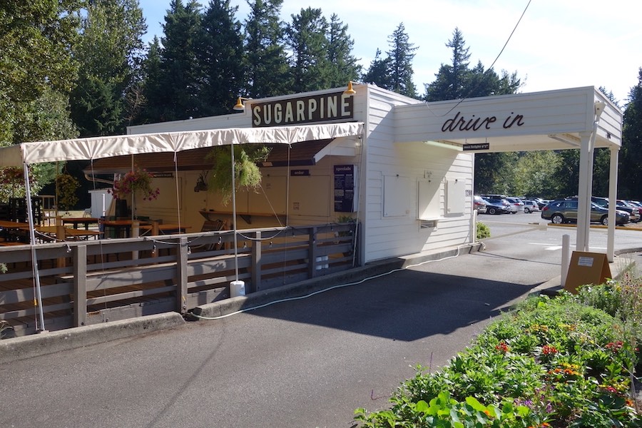 Sugarpine Drive-In Icecream Stop, one of the road trip stops on a drive from US26 Portland to Bend, Central Oregon