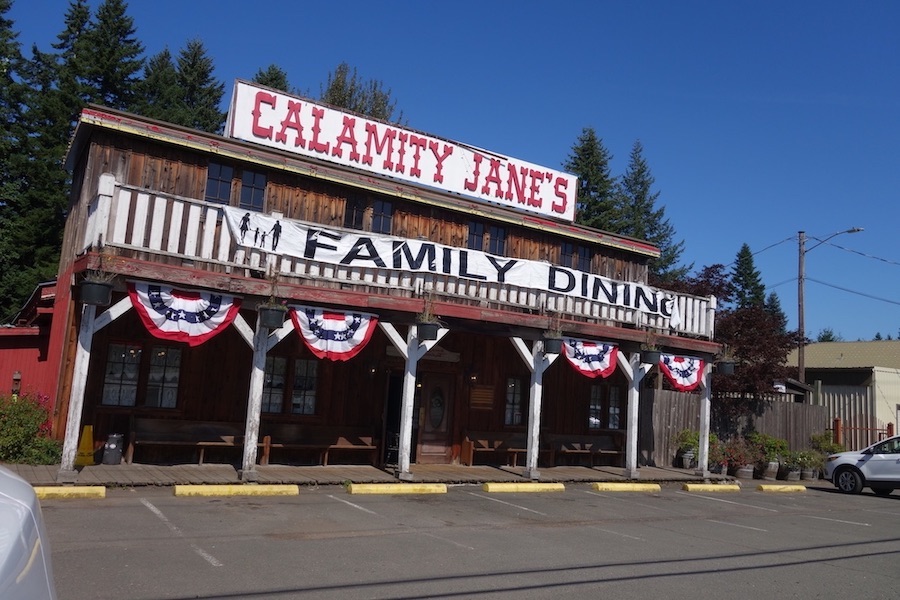 Calamity Jane's Family Restaurant in Sandy, Oregon - Central Oregon Road Trip Stops