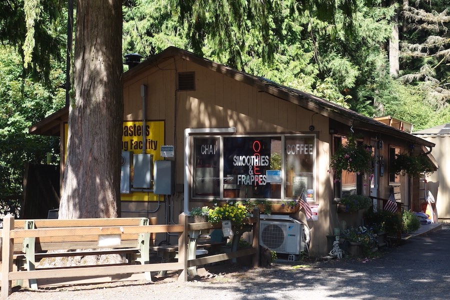 Mount Hood Coffee Co in Rhododendron, Oregon - Portland to Bend Road Trip Scenic Drive to Central Oregon