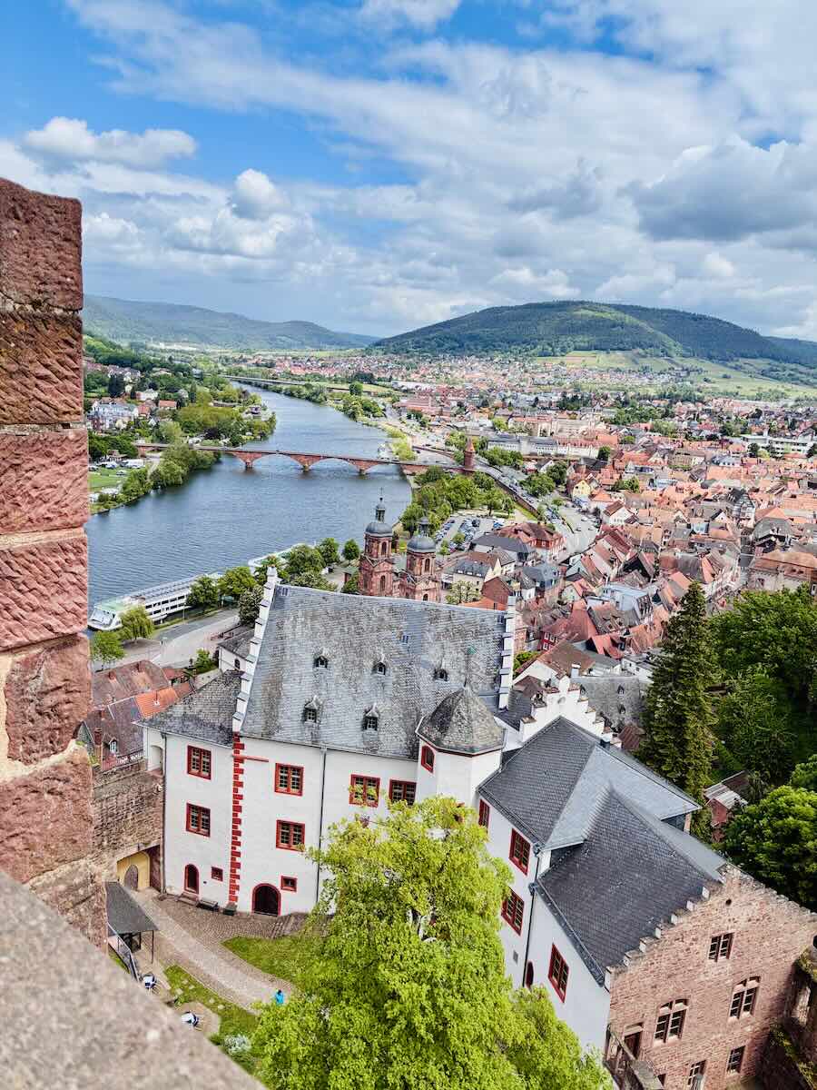 scenic view from Miltenberg castle