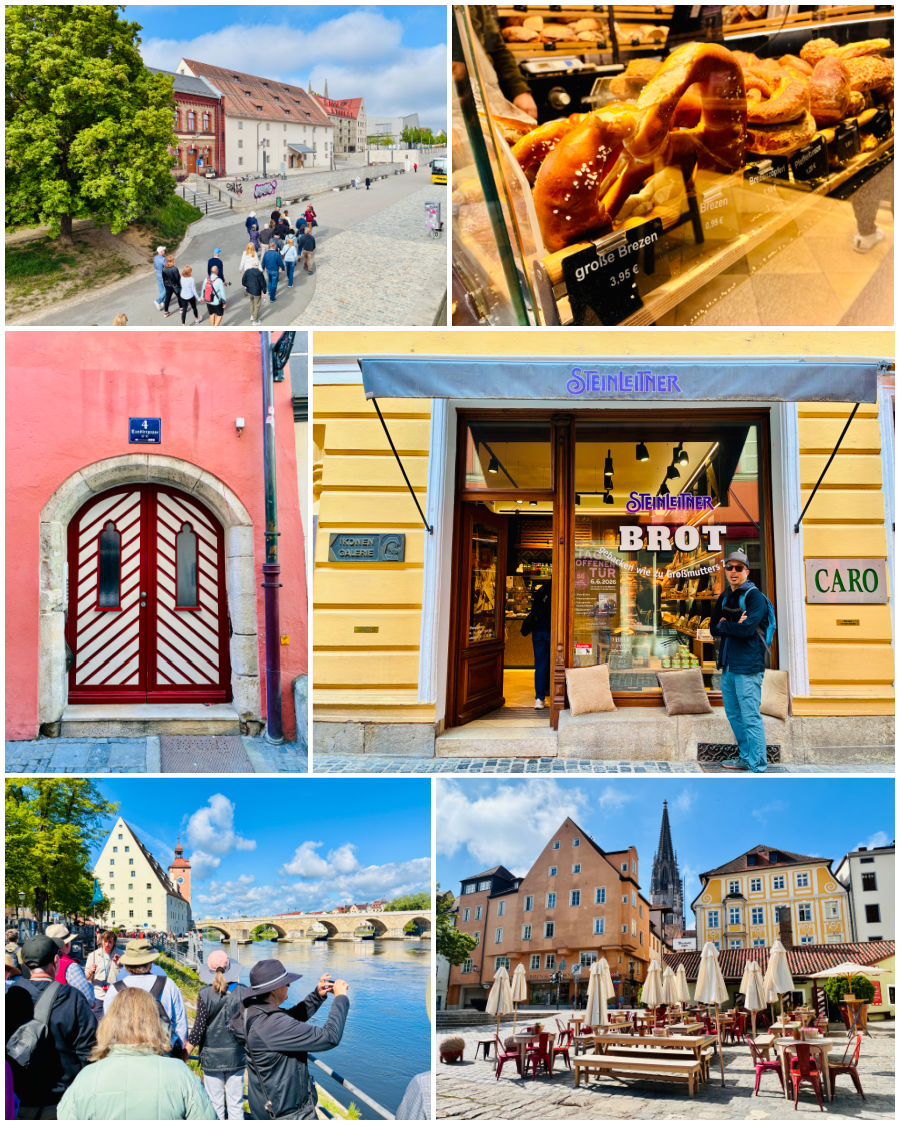 Regensburg tour collage