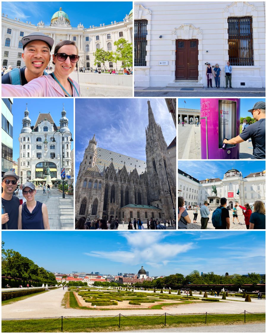 Vienna tour collage